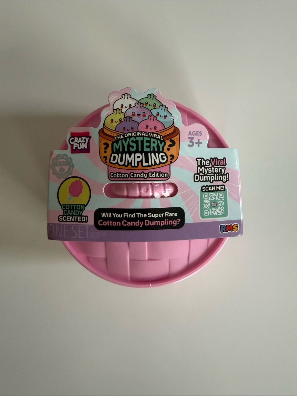 NEW RMS Mystery Dumpling Cotton Candy Edition - Pink Scented Surprise Toy